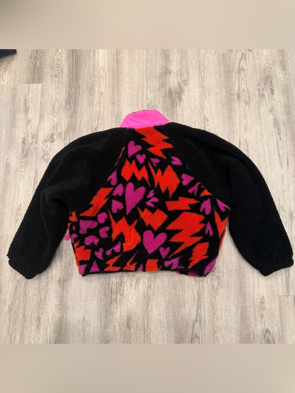 Free People Movement Sherpa Fleece Pullover Size Small Oversized - Picture 3 of 3